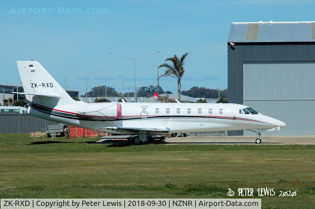 ZK-RXD, 2008 Cessna 680 Citation Sovereign C/N 680-0250, Skyline Aviation Ltd., Napier