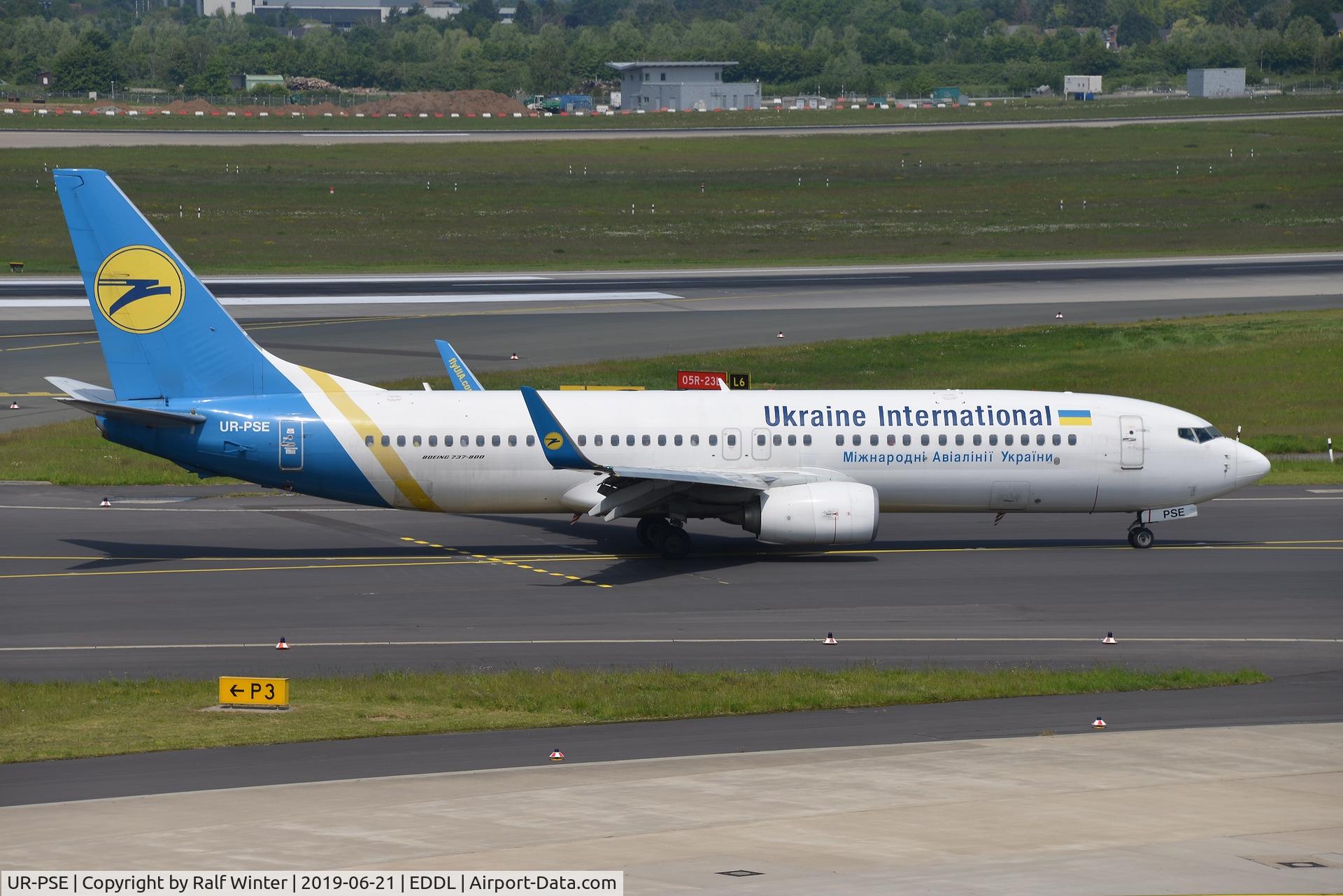 UR-PSE, 2012 Boeing 737-84R C/N 38119, Boeing 737-84R(W) - PS AUI Ukraine International Airlines - 38119 - UR-PSE - 21.06.2019 - DUS