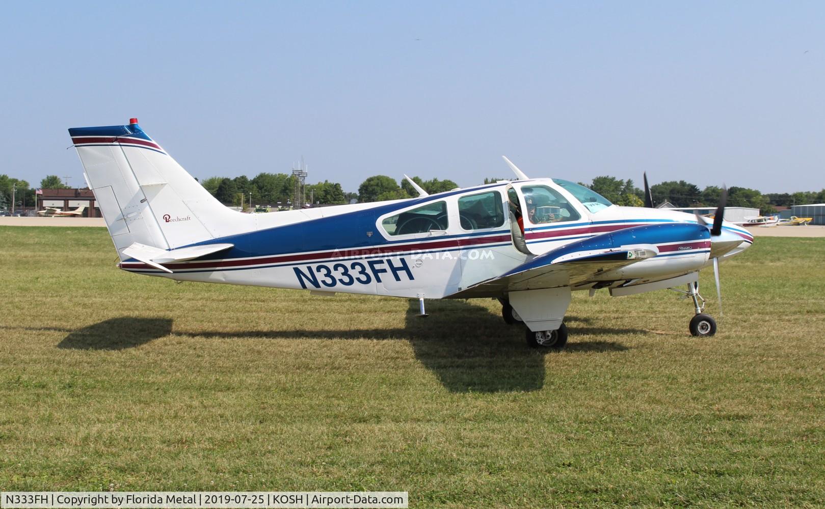 N333FH, 1976 Beech 95-B55 Baron C/N TC1934, OSH 2019