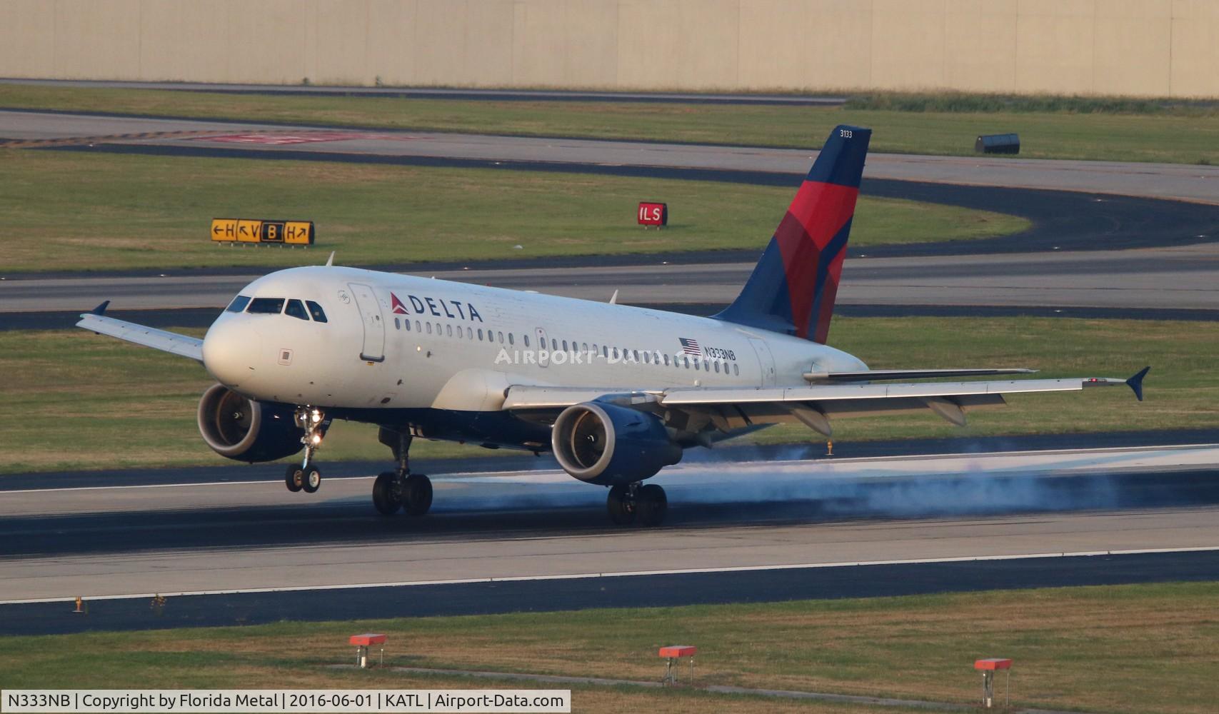 N333NB, 2001 Airbus A319-114 C/N 1582, ATL 2016