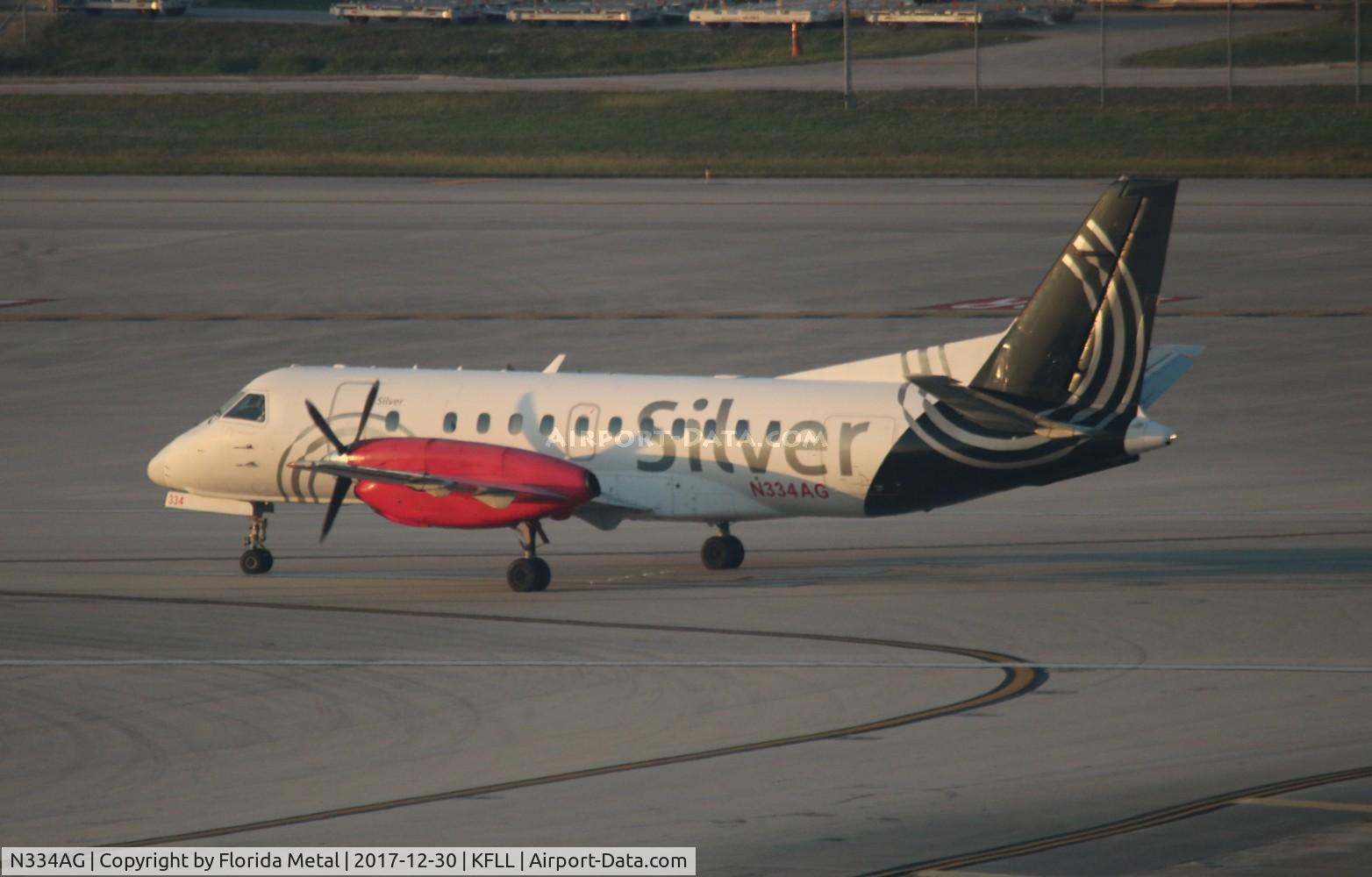 N334AG, 1998 Saab 340B C/N 340B-434, FLL 2017