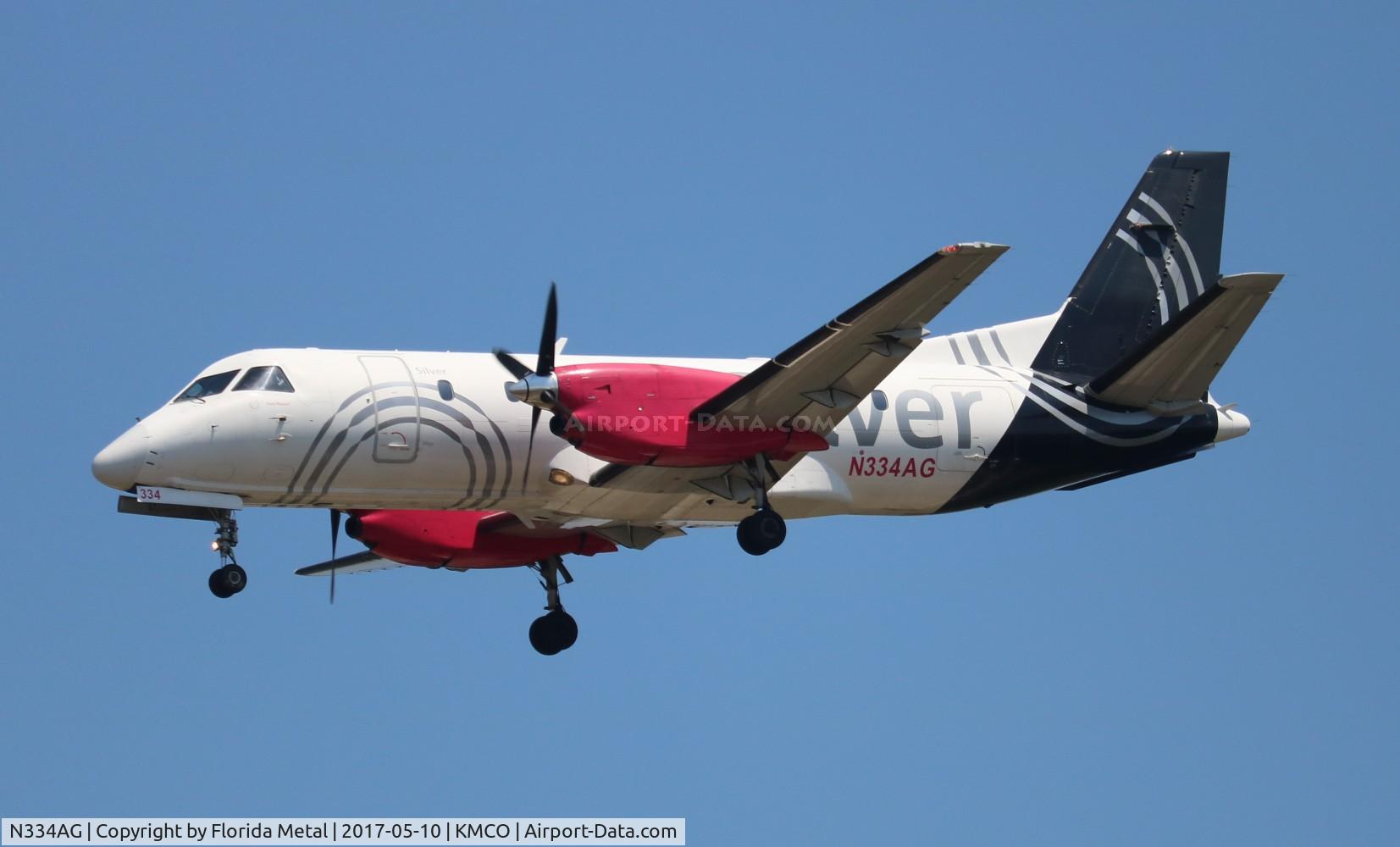 N334AG, 1998 Saab 340B C/N 340B-434, MCO 2017