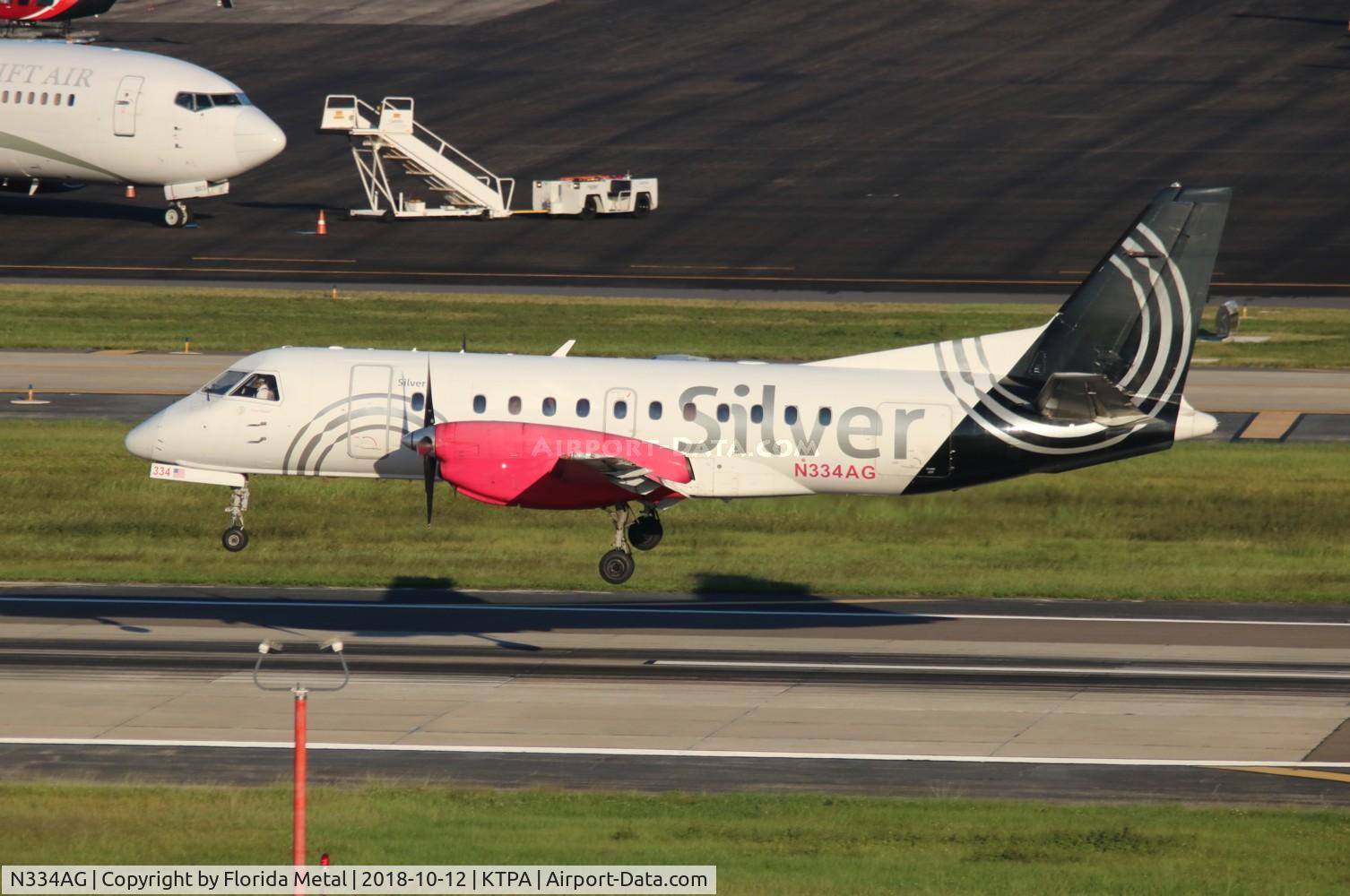 N334AG, 1998 Saab 340B C/N 340B-434, TPA 2018