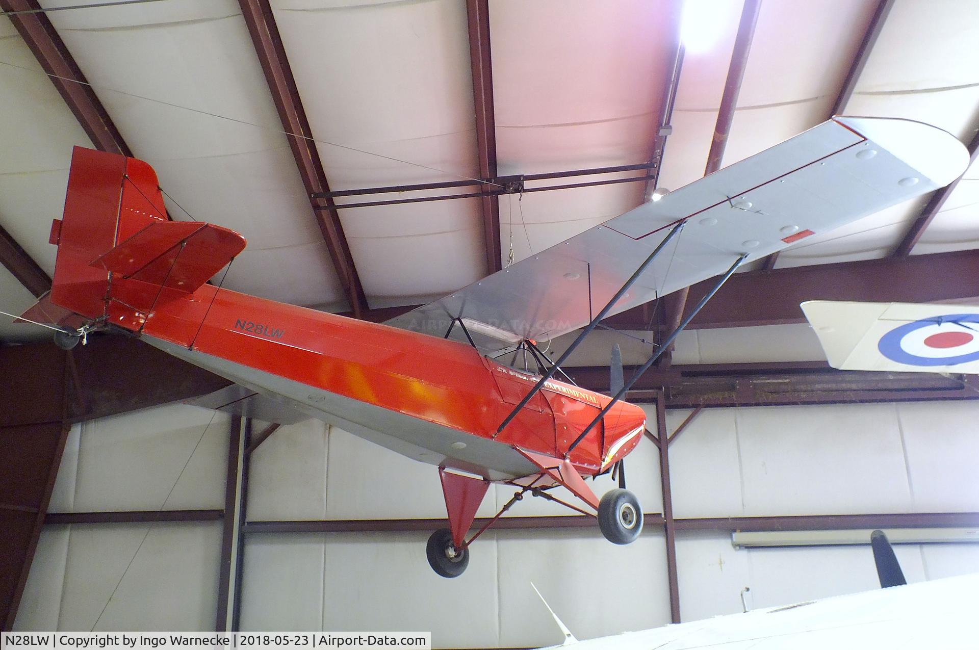 N28LW, Corben Junior Ace Model E C/N LWM2, Corben (McMinn, L W jr) Junior Ace Model E at the Western North Carolina Air Museum, Hendersonville NC