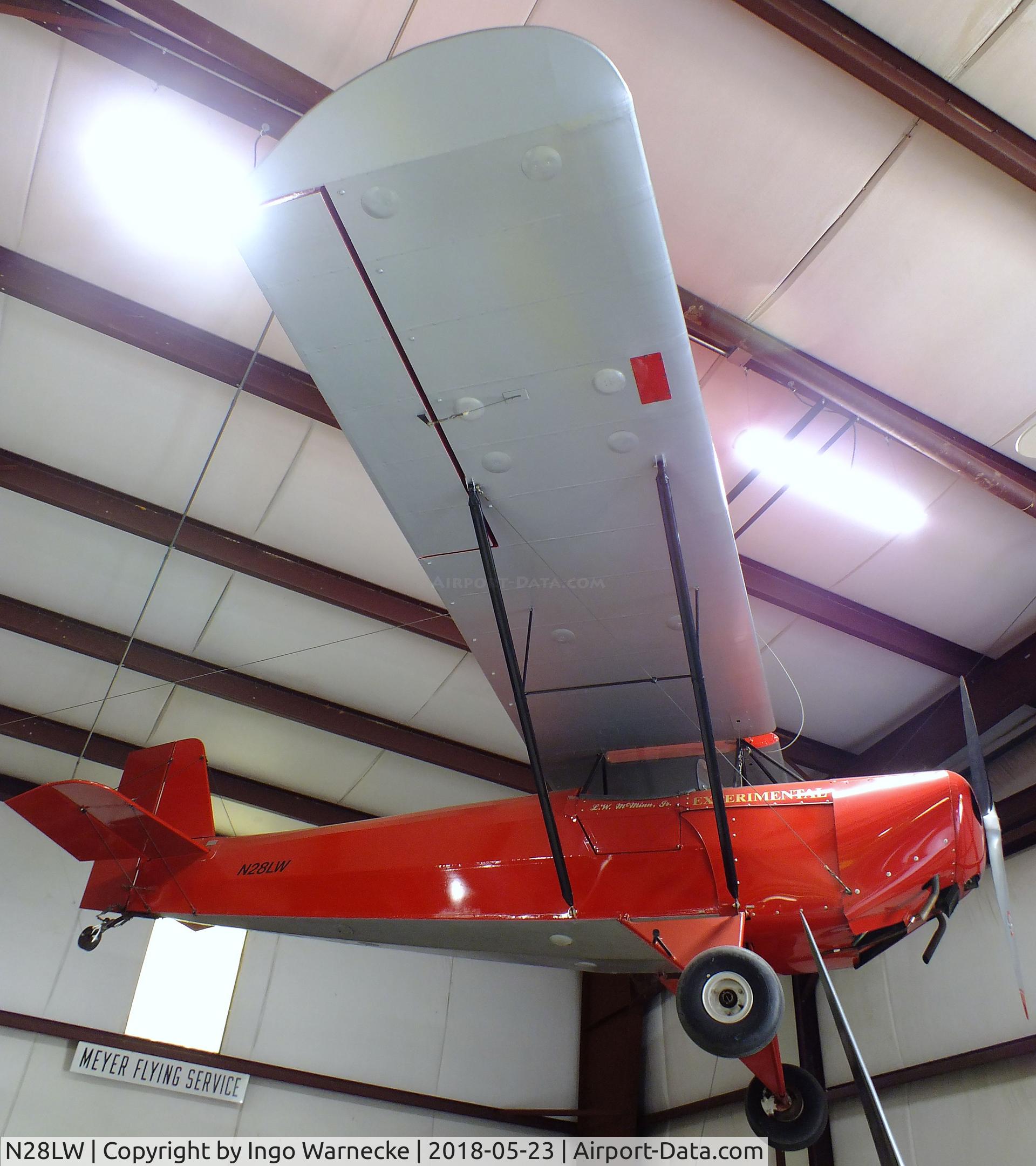 N28LW, Corben Junior Ace Model E C/N LWM2, Corben (McMinn, L W jr) Junior Ace Model E at the Western North Carolina Air Museum, Hendersonville NC