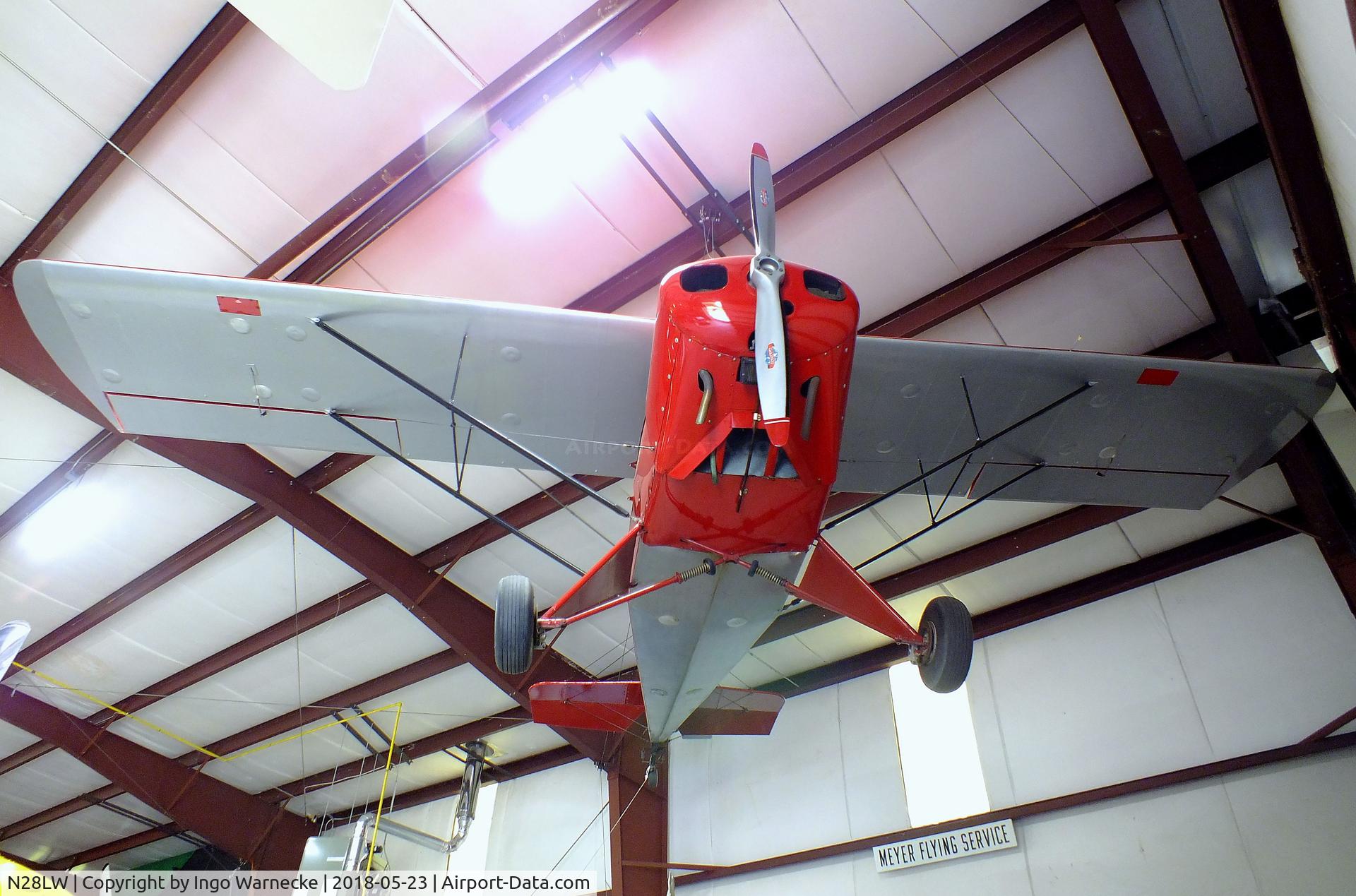 N28LW, Corben Junior Ace Model E C/N LWM2, Corben (McMinn, L W jr) Junior Ace Model E at the Western North Carolina Air Museum, Hendersonville NC