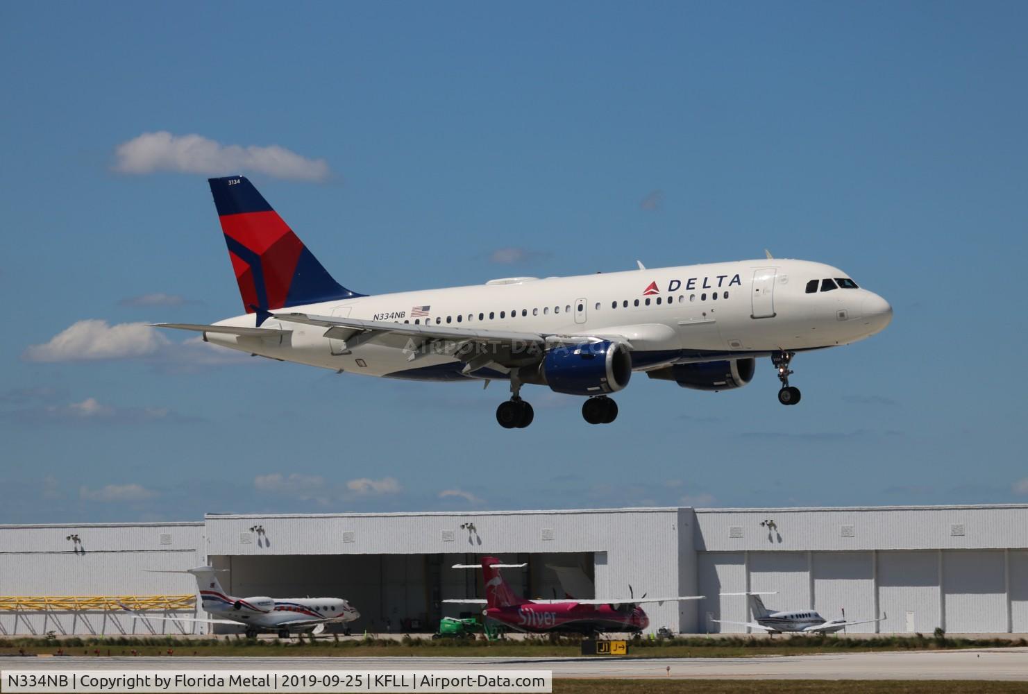 N334NB, 2002 Airbus A319-114 C/N 1659, FLL 2019
