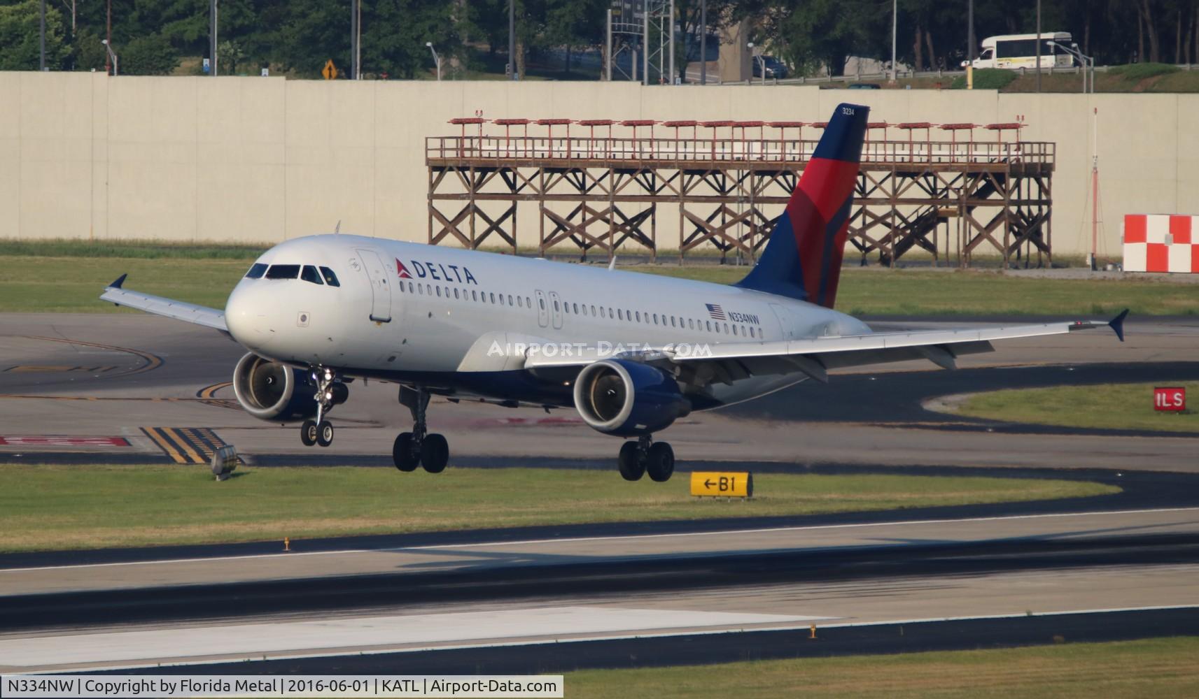 N334NW, 1992 Airbus A320-212 C/N 339, ATL 2016