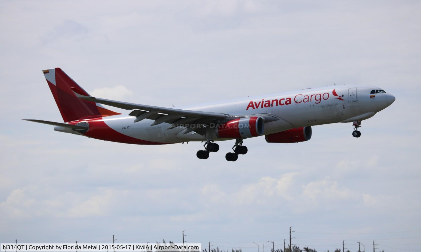 N334QT, 2013 Airbus A330-243F C/N 1448, MIA 2015