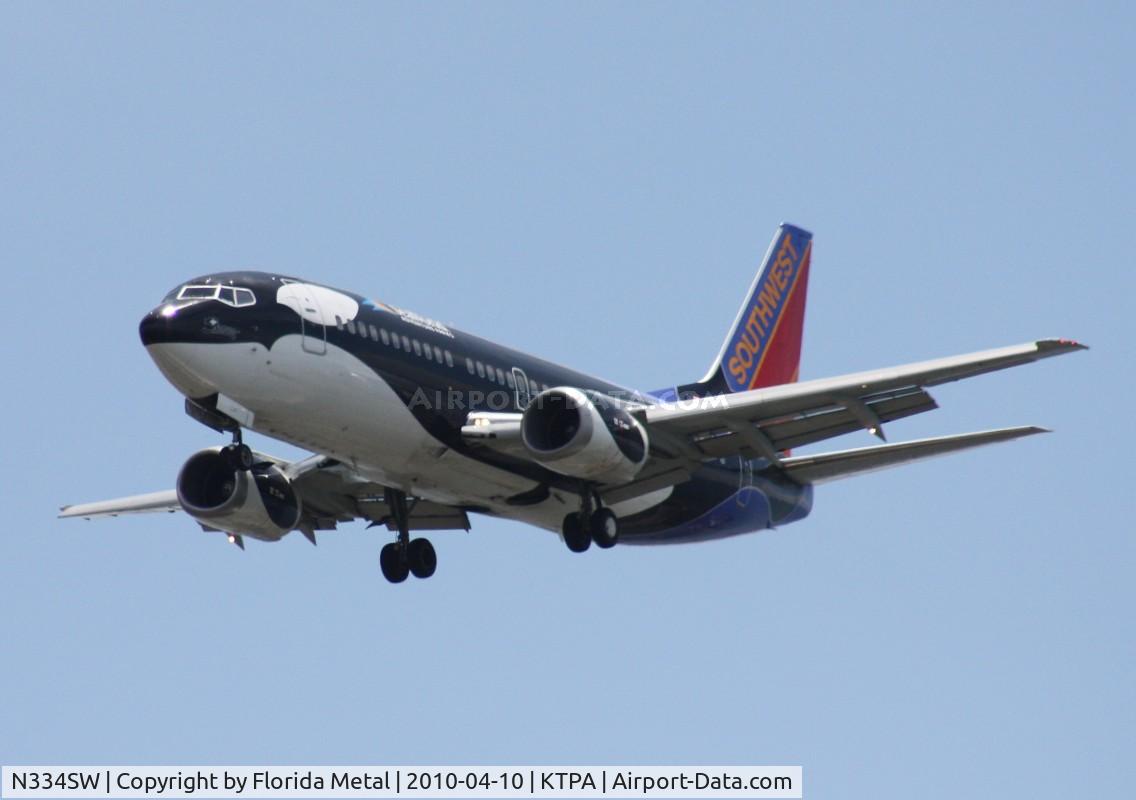 N334SW, 1988 Boeing 737-3H4 C/N 23938, TPA 2010