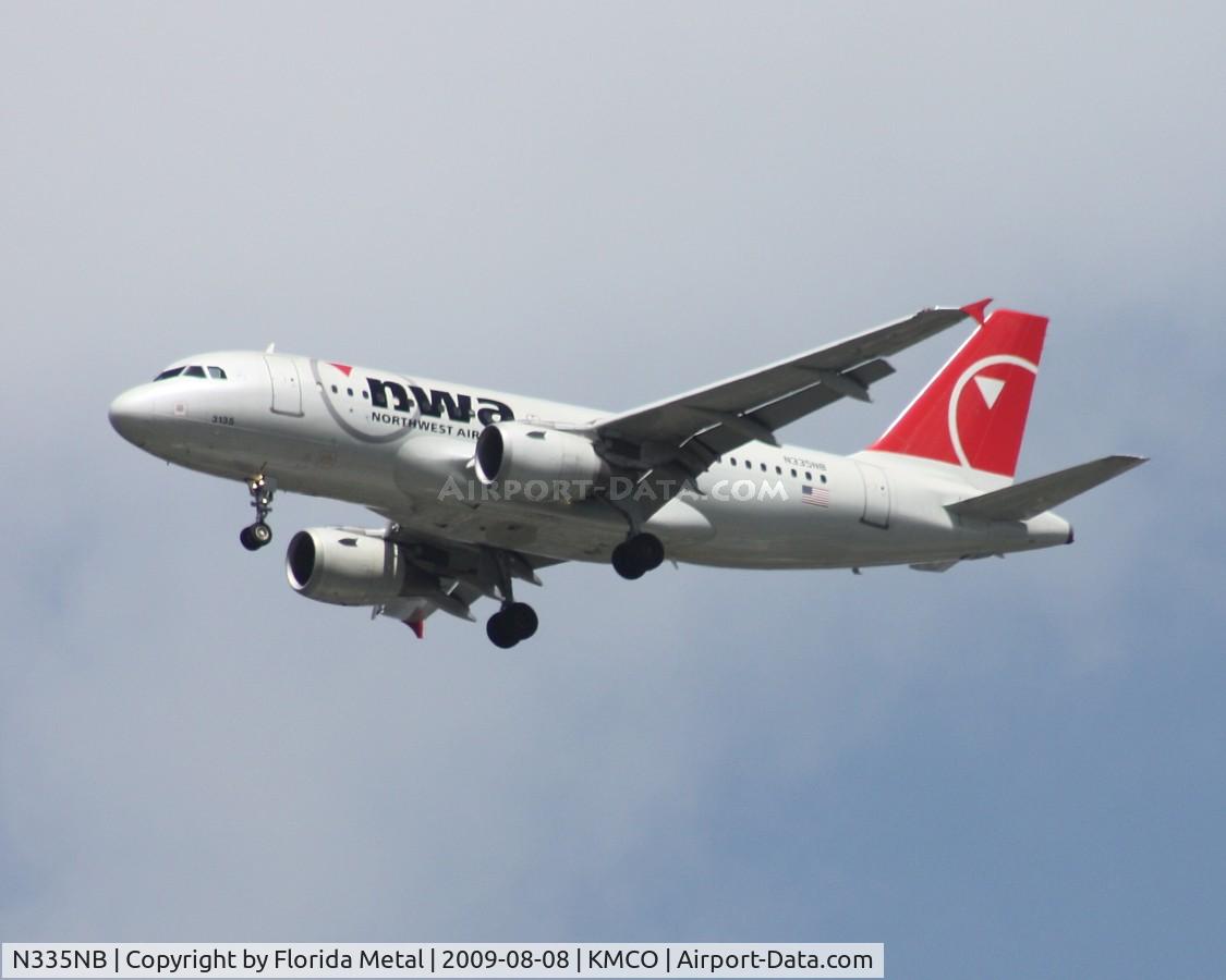 N335NB, 2002 Airbus A319-114 C/N 1662, MCO 2009