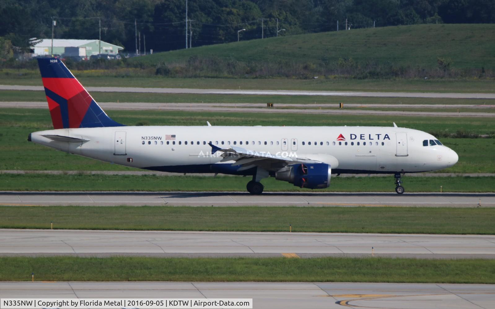 N335NW, 1992 Airbus A320-212 C/N 340, DTW 2016