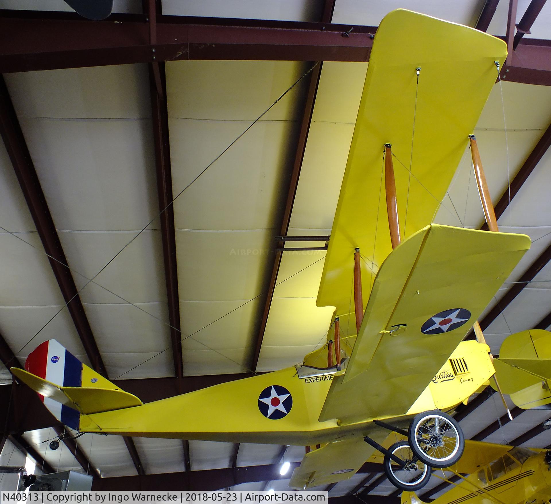 N40313, 2003 Curtiss JN-4D Replica C/N 556, Early Bird (Waddell, Donald R) Curtiss JN-4D 'Jenny' 2/3-scale replica at the Western North Carolina Air Museum, Hendersonville NC