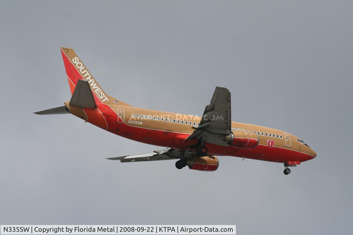 N335SW, 1988 Boeing 737-3H4 C/N 23939, TPA 2008