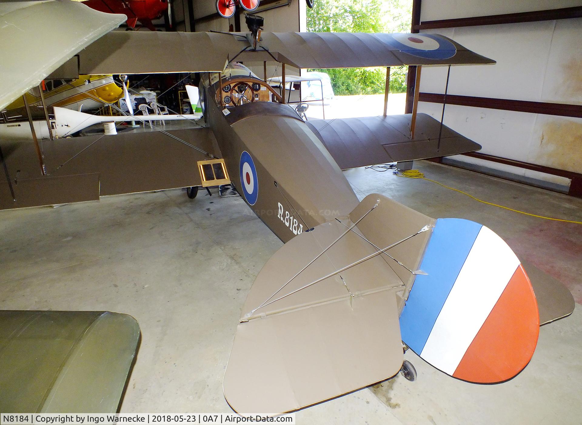 N8184, 2012 AIRDROME Sopwith Baby Replica C/N Not found N8184, Airdrome Sopwith Baby replica at the Western North Carolina Air Museum, Hendersonville NC