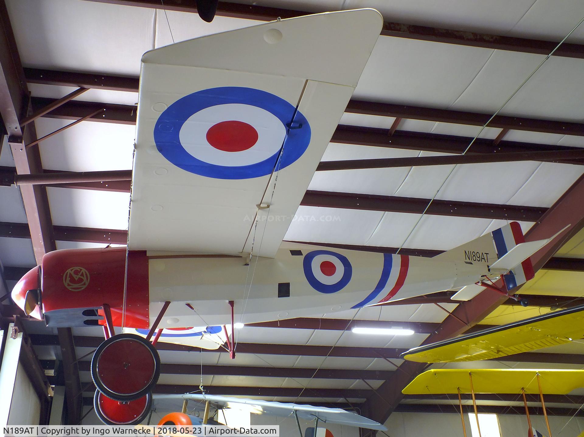 N189AT, Morane-Saulnier N C/N 57, Al Todd Morane-Saulnier N replica (minus engine) at the Western North Carolina Air Museum, Hendersonville NC