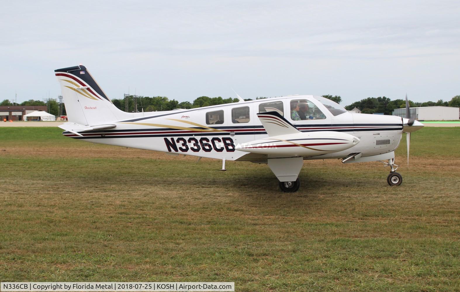 N336CB, 2002 Raytheon Aircraft Company A36 Bonanza C/N E-3431, OSH 2018