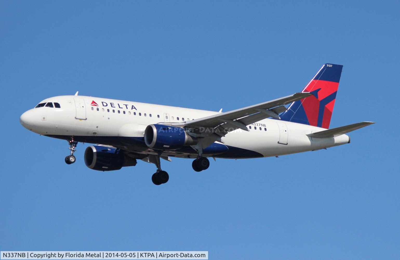 N337NB, 2002 Airbus A319-114 C/N 1685, TPA 2014