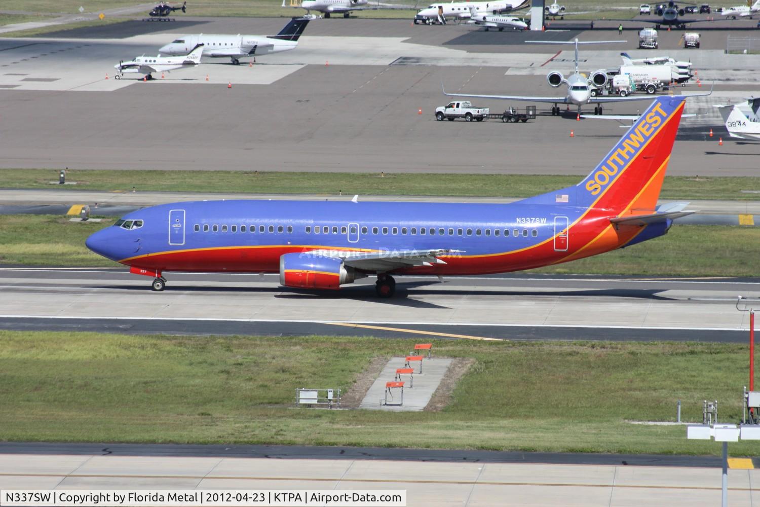 N337SW, 1988 Boeing 737-3H4 C/N 23959, TPA 2012