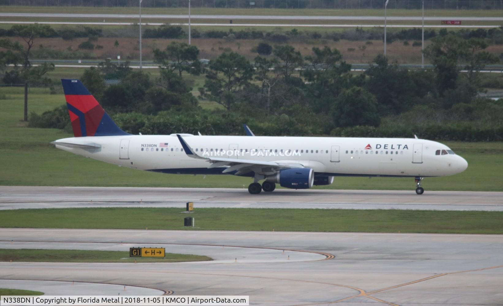 N338DN, 2018 Airbus A321-211 C/N 8078, MCO 2018