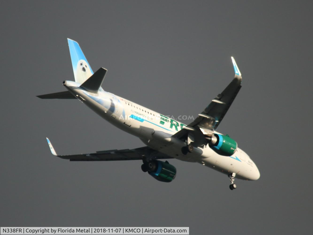 N338FR, 2018 Airbus A320-251N C/N 8402, MCO 2018
