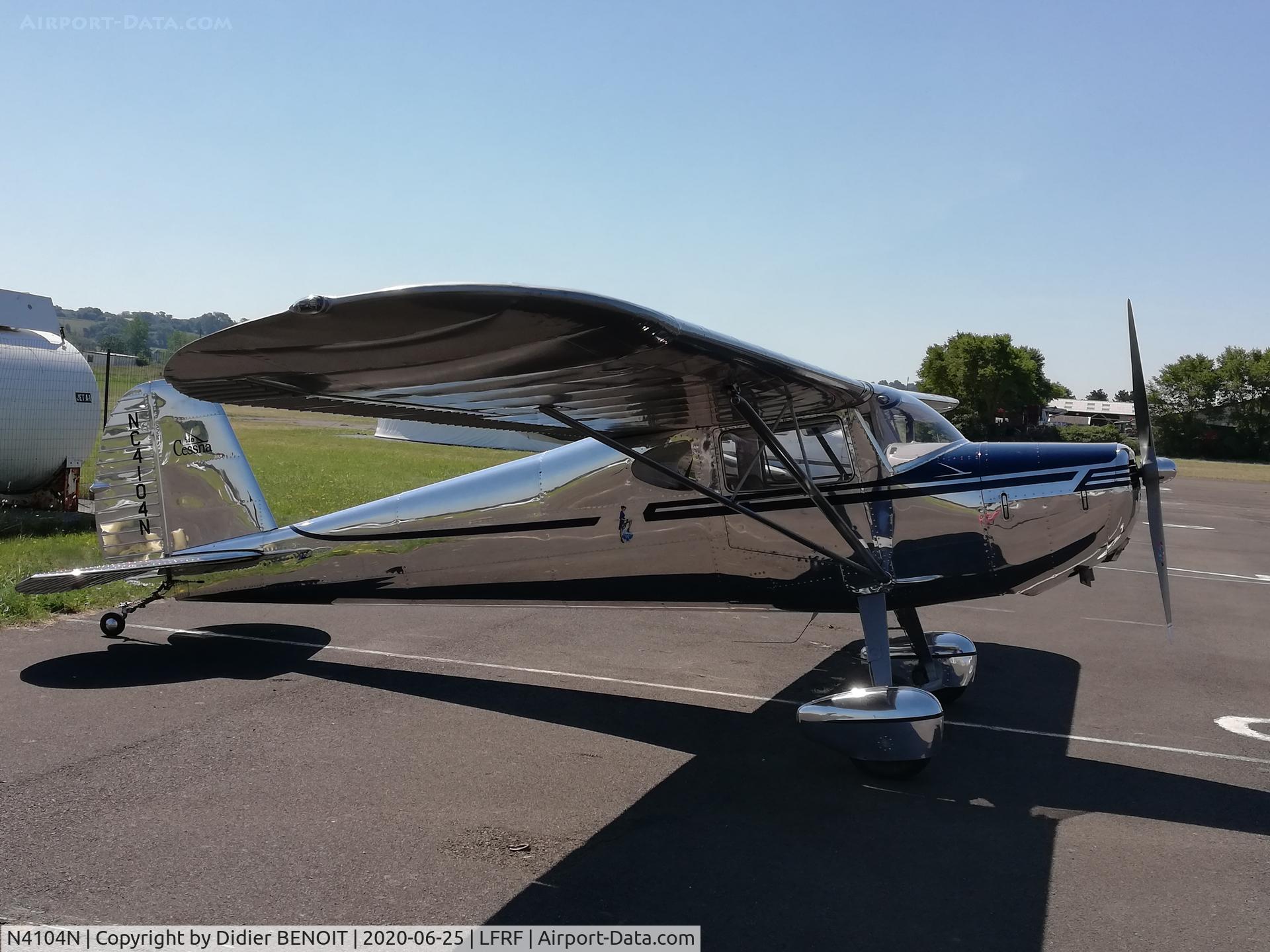 N4104N, 1947 Cessna 140 C/N 13562, Cessna 140