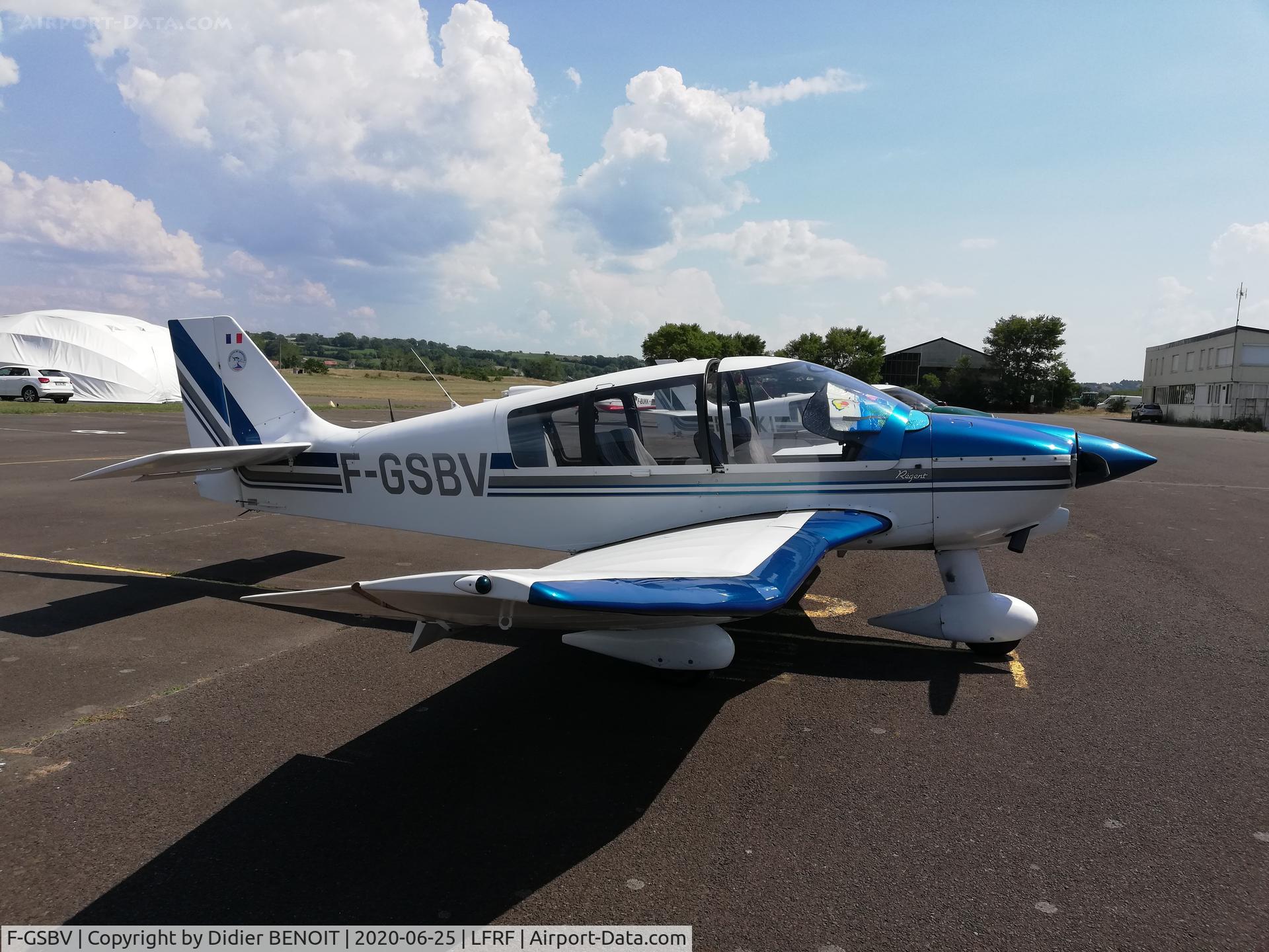 F-GSBV, Robin DR-400-180 Regent C/N 2364, DR-400-180