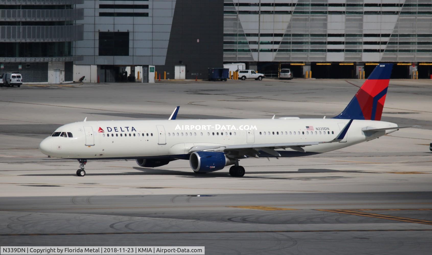 N339DN, 2018 Airbus A321-211 C/N 8128, MIA 2018