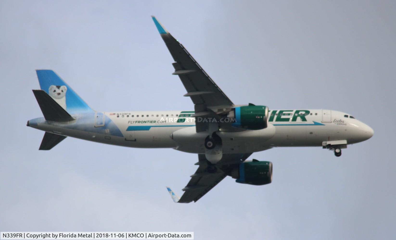N339FR, 2018 Airbus A320-251N C/N 8535, MCO 2018