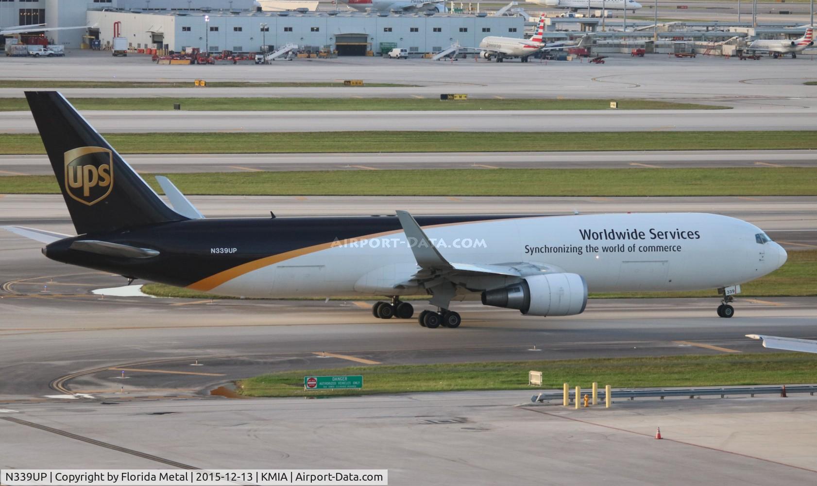 N339UP, 2010 Boeing 767-34A(ER)/F C/N 37859, MIA 2015