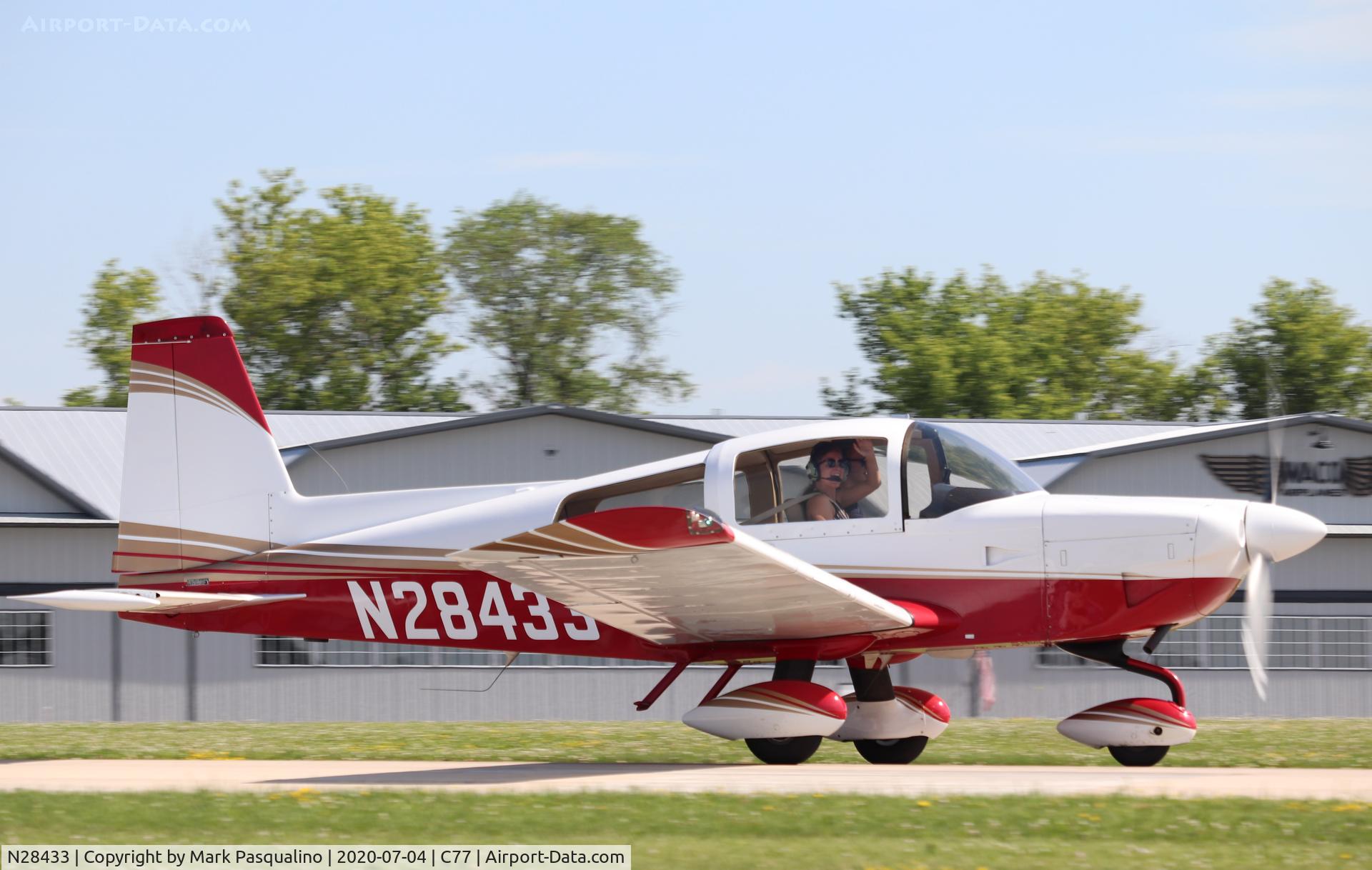 N28433, 1977 Grumman American AA-5B Tiger C/N AA5B0609, Grumman American AA-5B