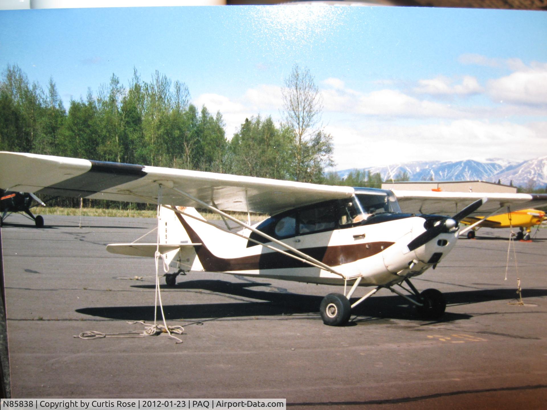 N85838, 1946 Aeronca 11AC Chief C/N 11AC-244, My aircraft N85838                                                                                                    picture taken at Palmer airport                                                                                            Palmer Alaska