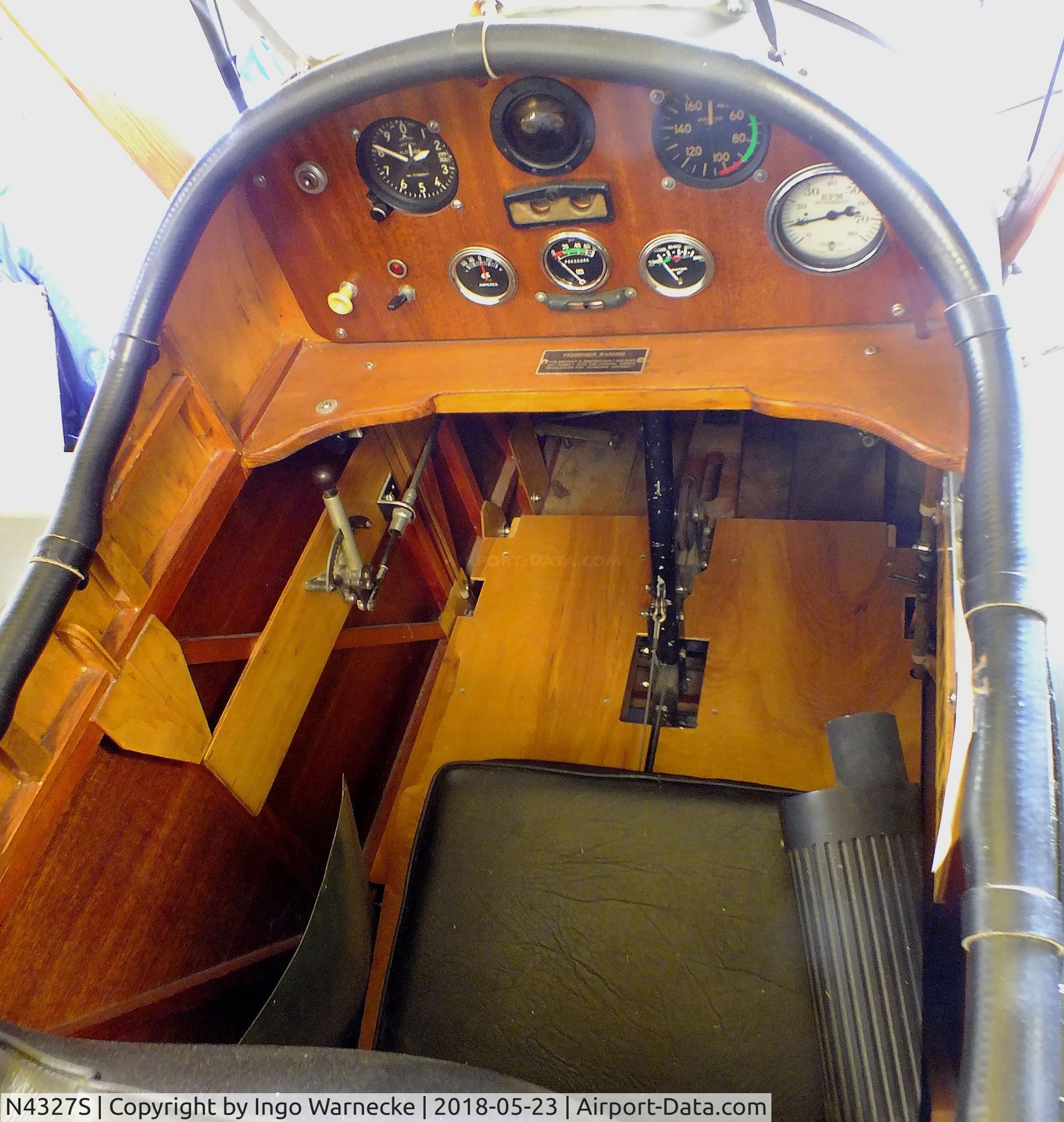 N4327S, 1996 Elliott Douglas W JE5A C/N DWE 002, Elliot, Douglas + Brown, Irland R.A.F. S.E.5A replica at the Western North Carolina Air Museum, Hendersonville NC  #c