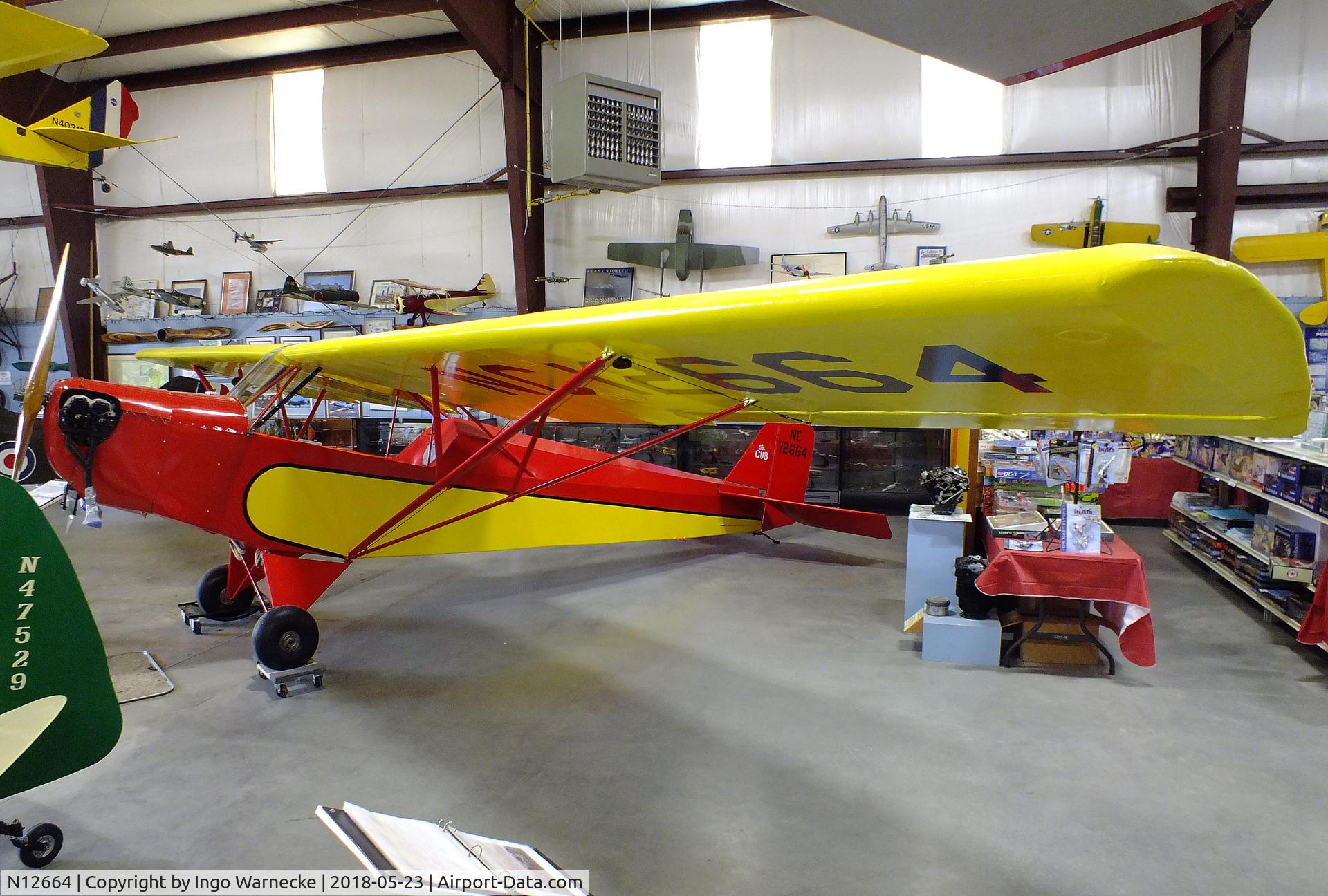 N12664, 1932 Piper E-2 C/N 36, Taylor E-2 Cub at the Western North Carolina Air Museum, Hendersonville NC  #1