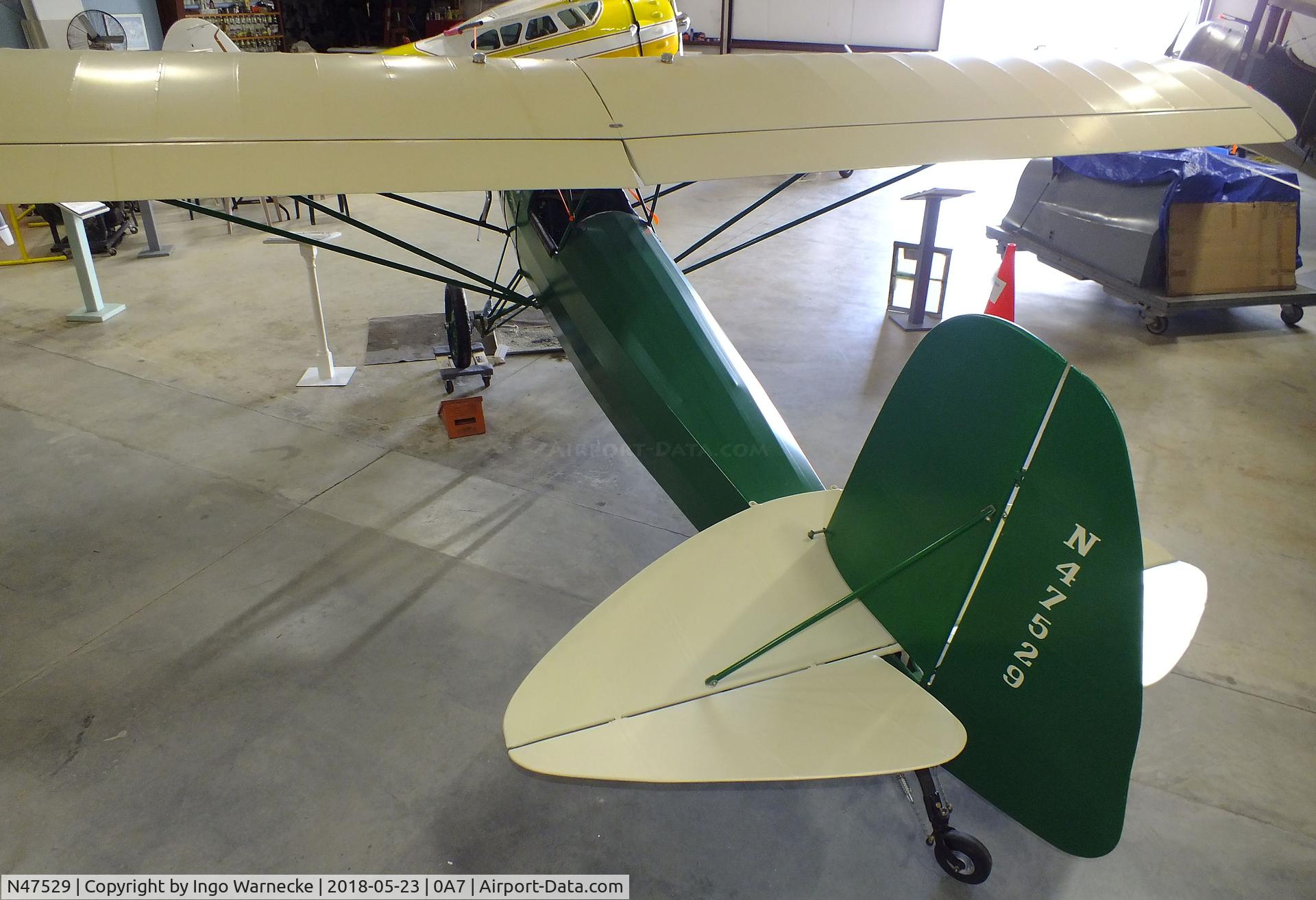 N47529, Museum Acft Flyers Assoc LNB-4 C/N 121033, Heath (Museum Aircraft Flyers Assoc.) LNB-4 Parasol at the Western North Carolina Air Museum, Hendersonville NC