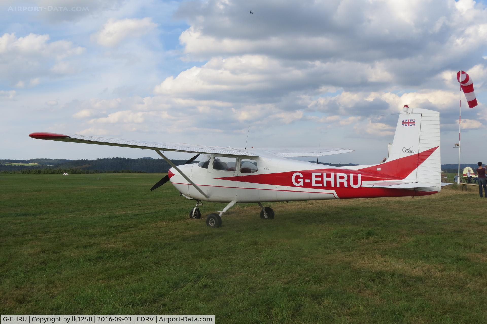 G-EHRU, 1958 Cessna 175 Skylark Skylark C/N 55620, At the 2016 Wershofen Flugplatzfest