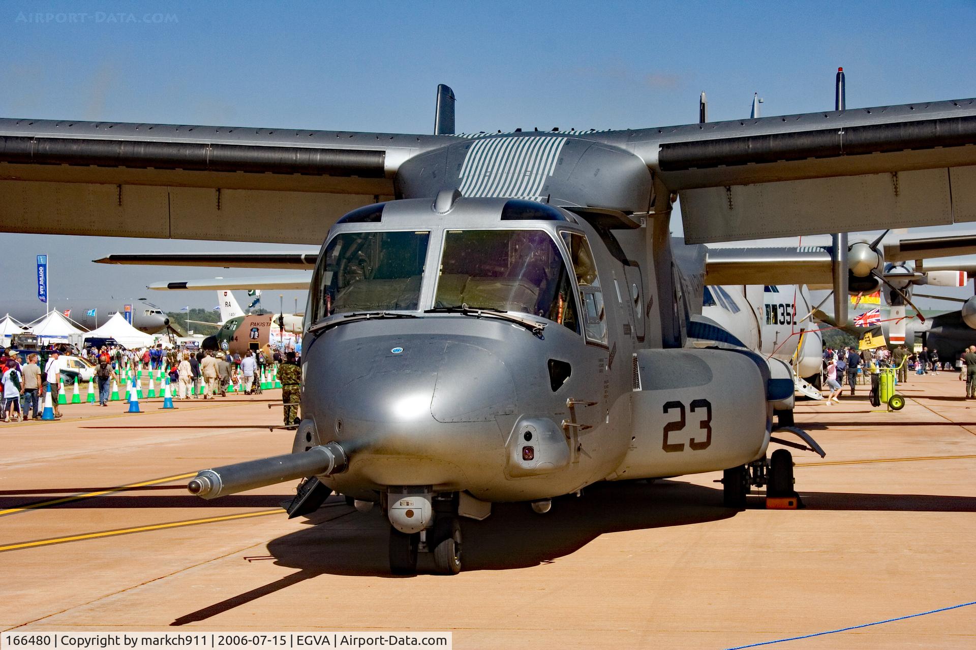 166480, Bell-Boeing MV-22B Osprey C/N D0059, static display