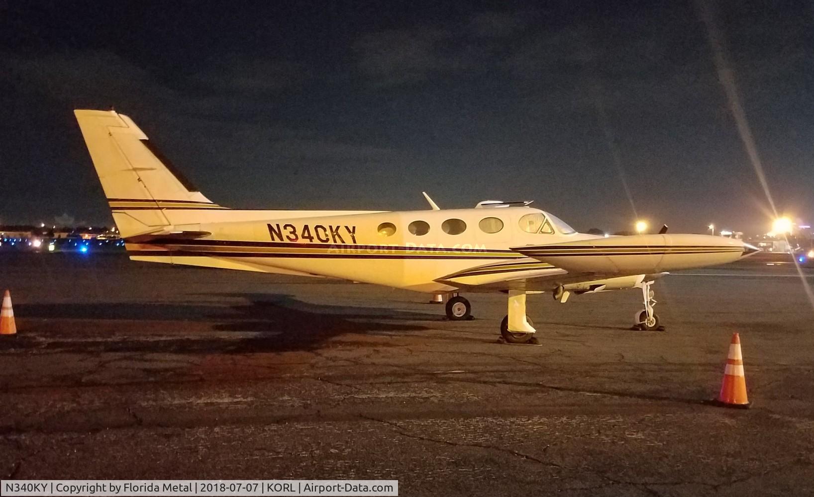 N340KY, 1978 Cessna 340A C/N 340A0622, ORL 2018