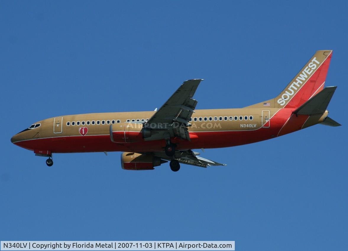 N340LV, 1987 Boeing 737-3K2 C/N 23738, TPA 2007