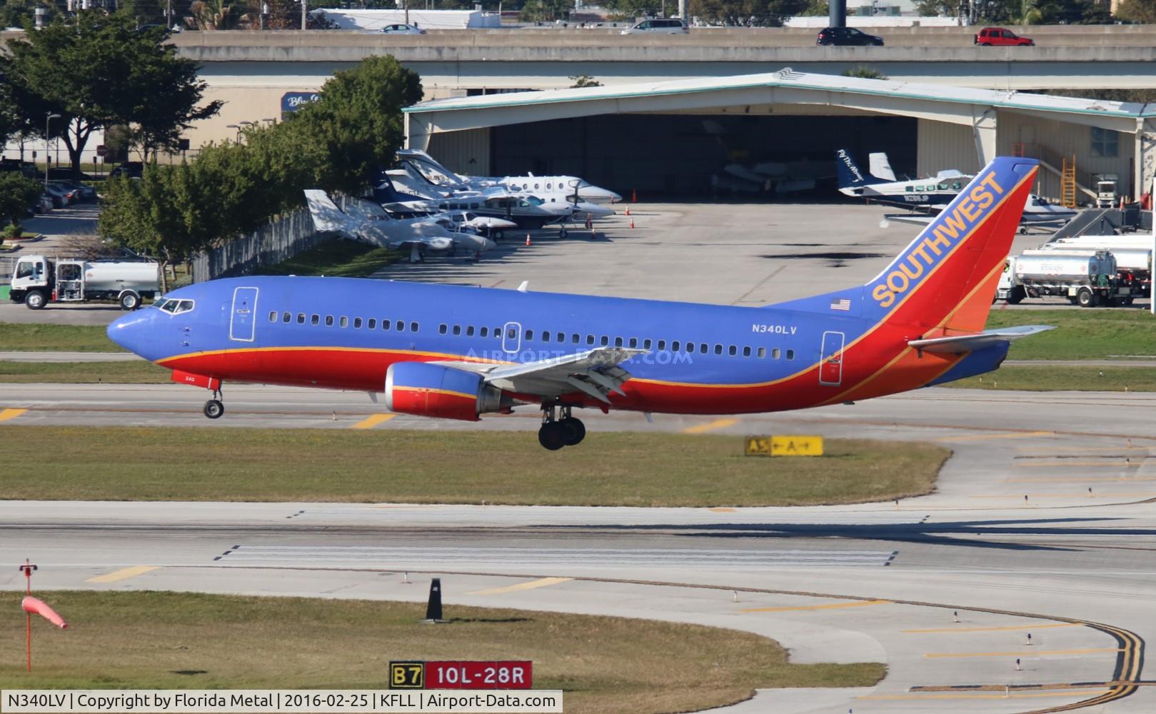 N340LV, 1987 Boeing 737-3K2 C/N 23738, FLL 2016