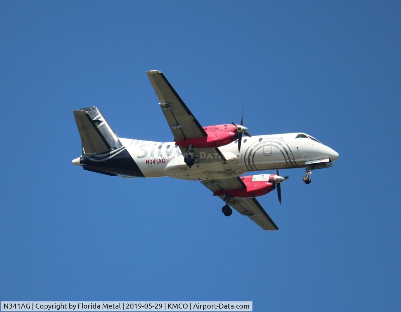 N341AG, 1998 Saab 340B C/N 340B-437, MCO 2019