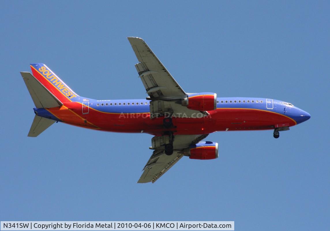 N341SW, 1988 Boeing 737-3H4 C/N 24091, MCO 2010