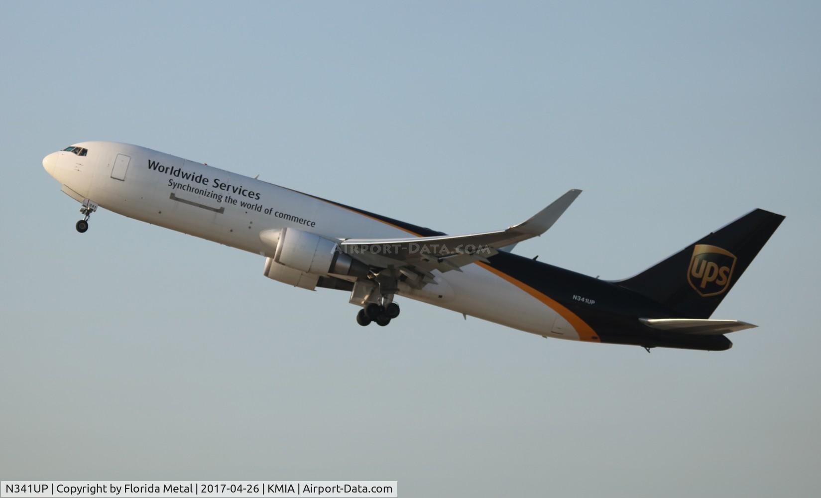 N341UP, 2010 Boeing 767-34AF C/N 37861, MIA 2017