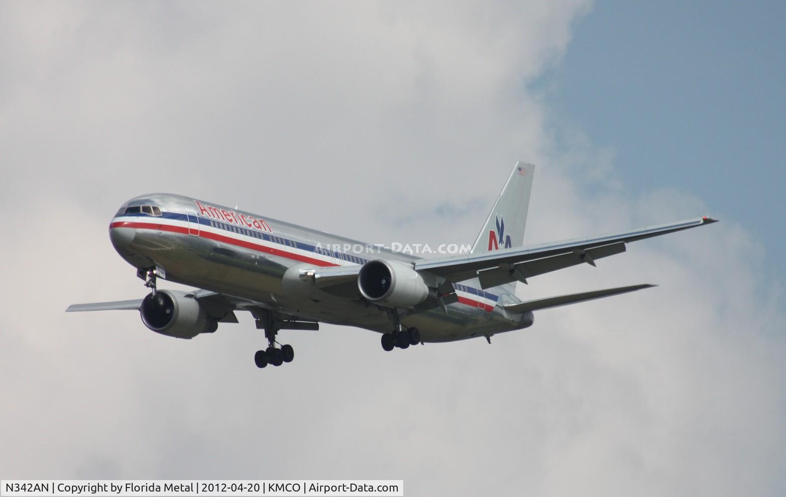 N342AN, 2002 Boeing 767-323ER C/N 33081, MCO 2012