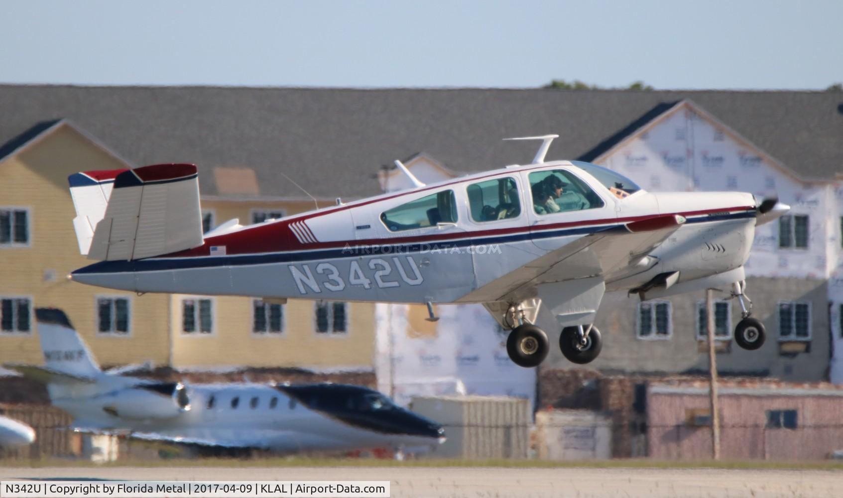 N342U, 1971 Beech V35B Bonanza C/N D-9251, SNF 2017