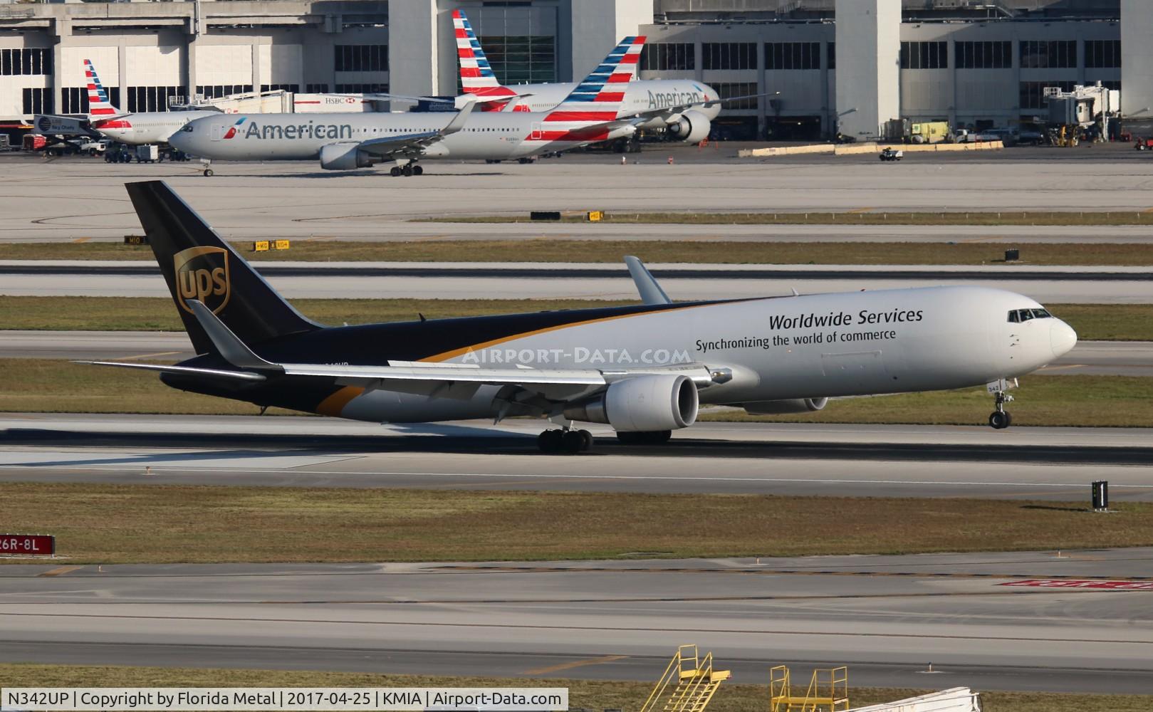 N342UP, 2011 Boeing 767-34AF C/N 37865, MIA 2017