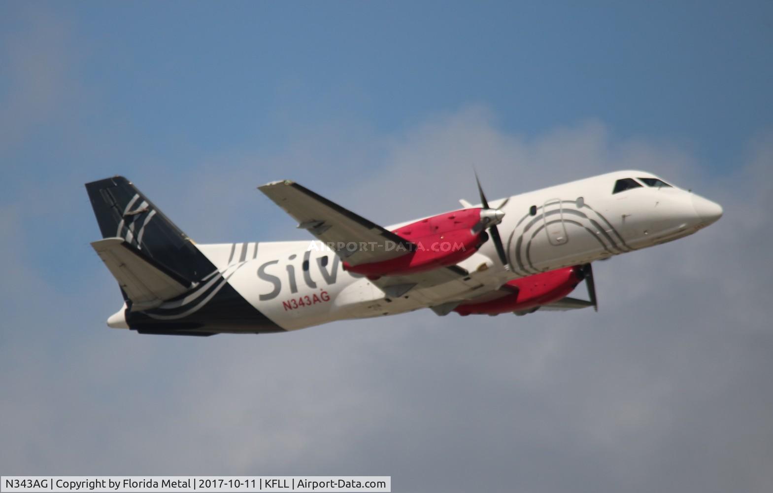N343AG, 1998 Saab 340B C/N 340B-443, FLL 2017