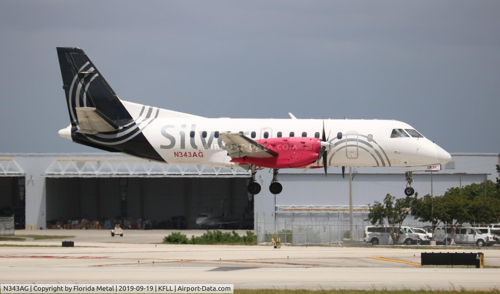 N343AG, 1998 Saab 340B C/N 340B-443, FLL 2019