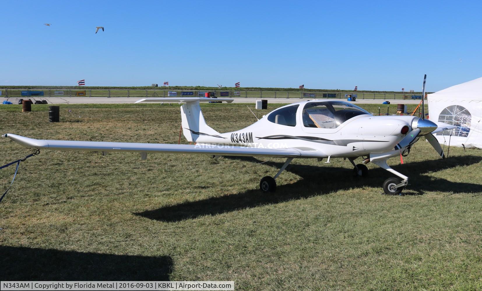 N343AM, 2007 Diamond DA-40 Diamond Star C/N 40.822, Cleveland 2016