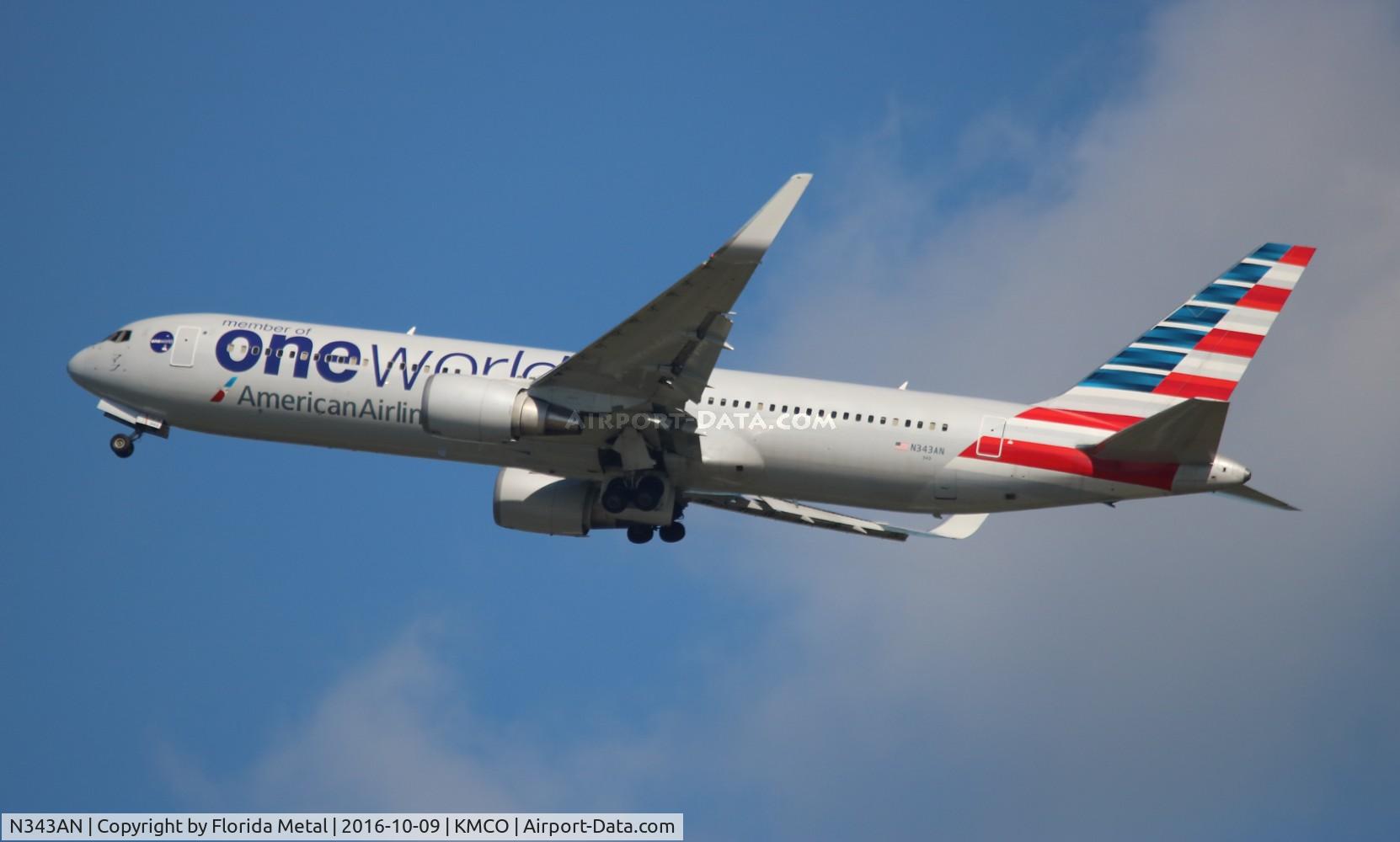 N343AN, 2003 Boeing 767-323 C/N 33082, MCO 2016